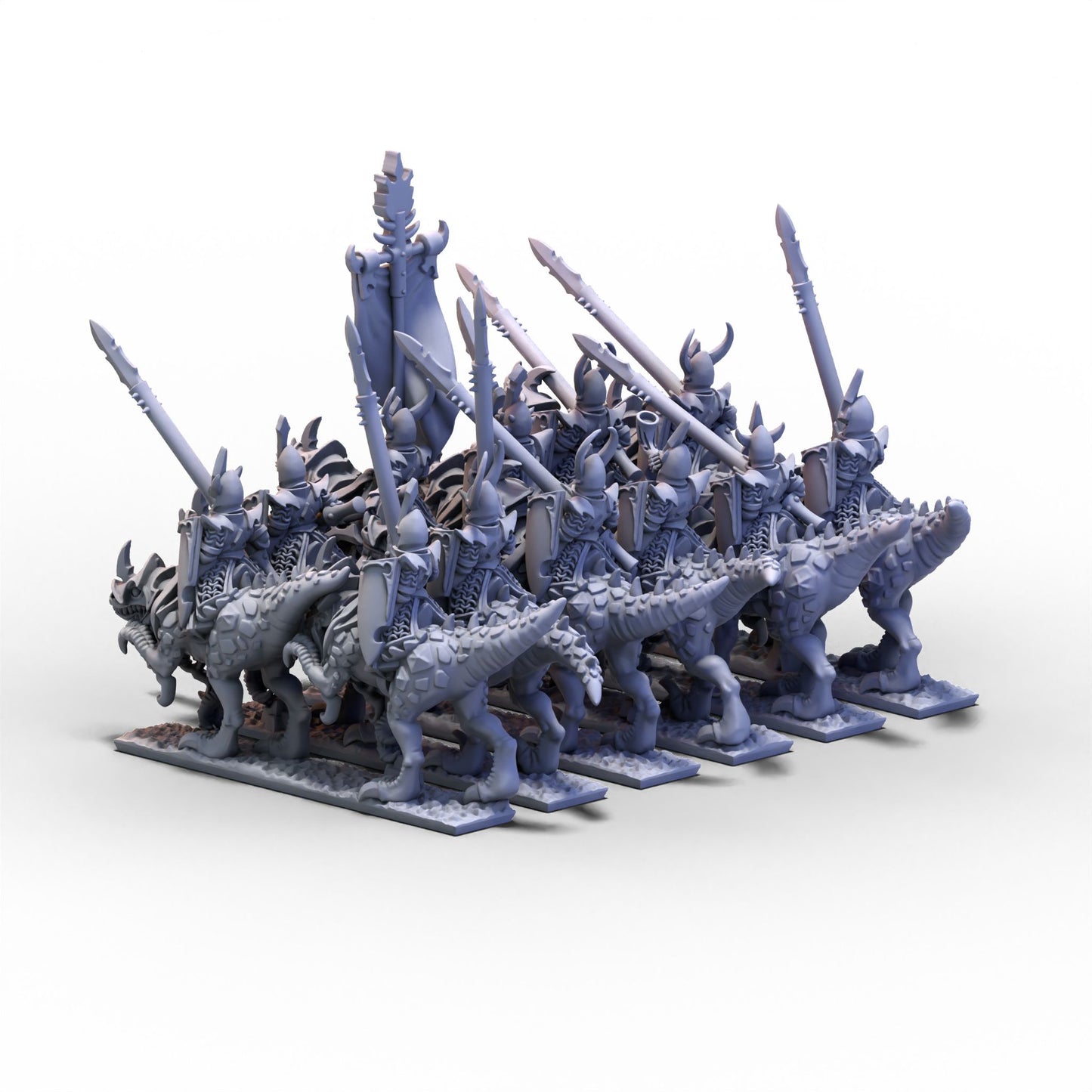 Dire Elves | Heavy Cavalry Unit 1 | 10mm/15mm