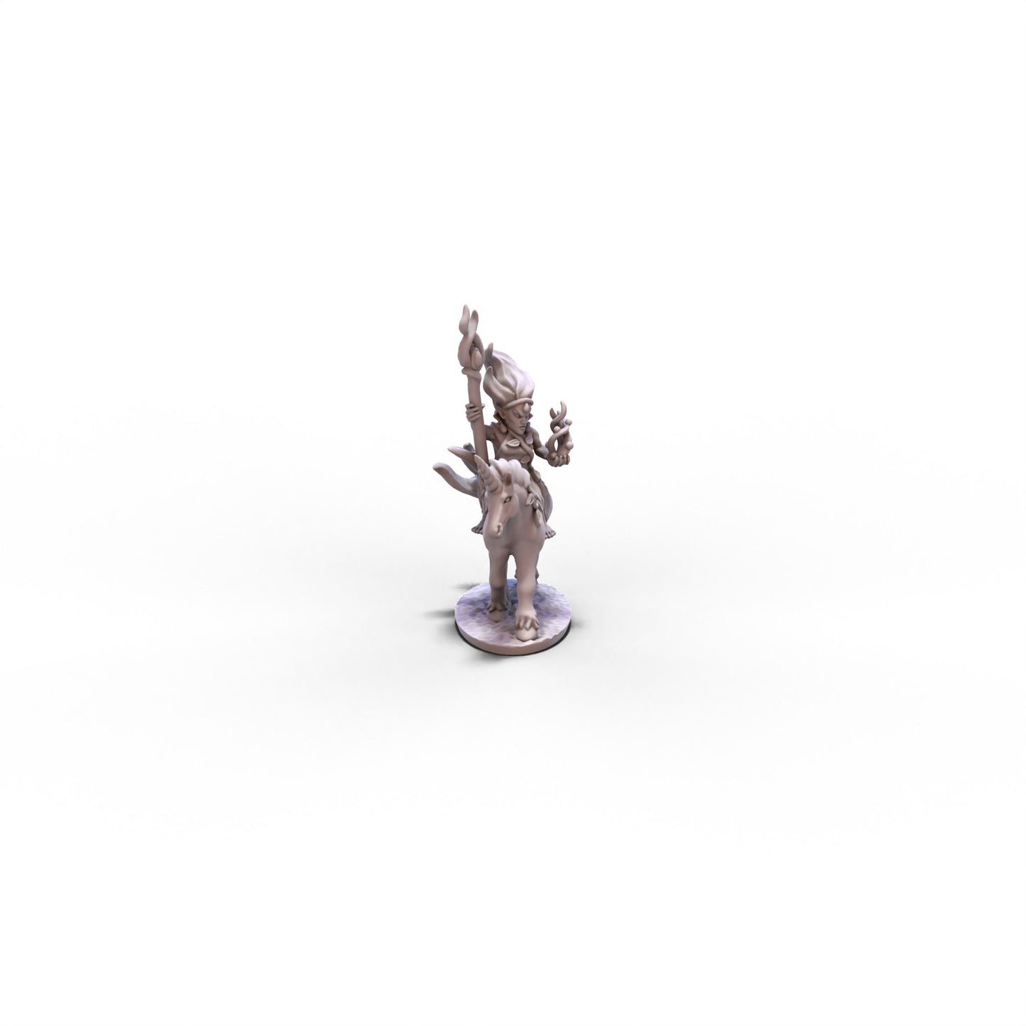 Wood Elves | Sorceress on Unicorn | 10mm/15mm