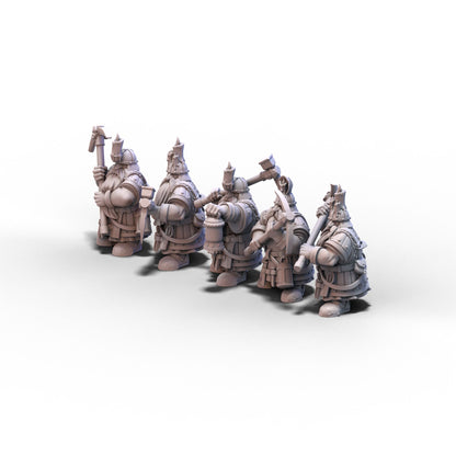 Sons of Ymir | Dwarf Miners | 28mm/32mm