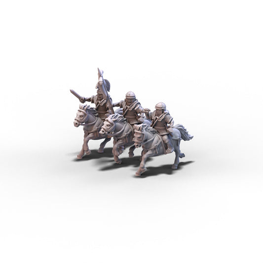 Imperial Rome | Roman Riders Command Group A | 15mm/28mm miniatures