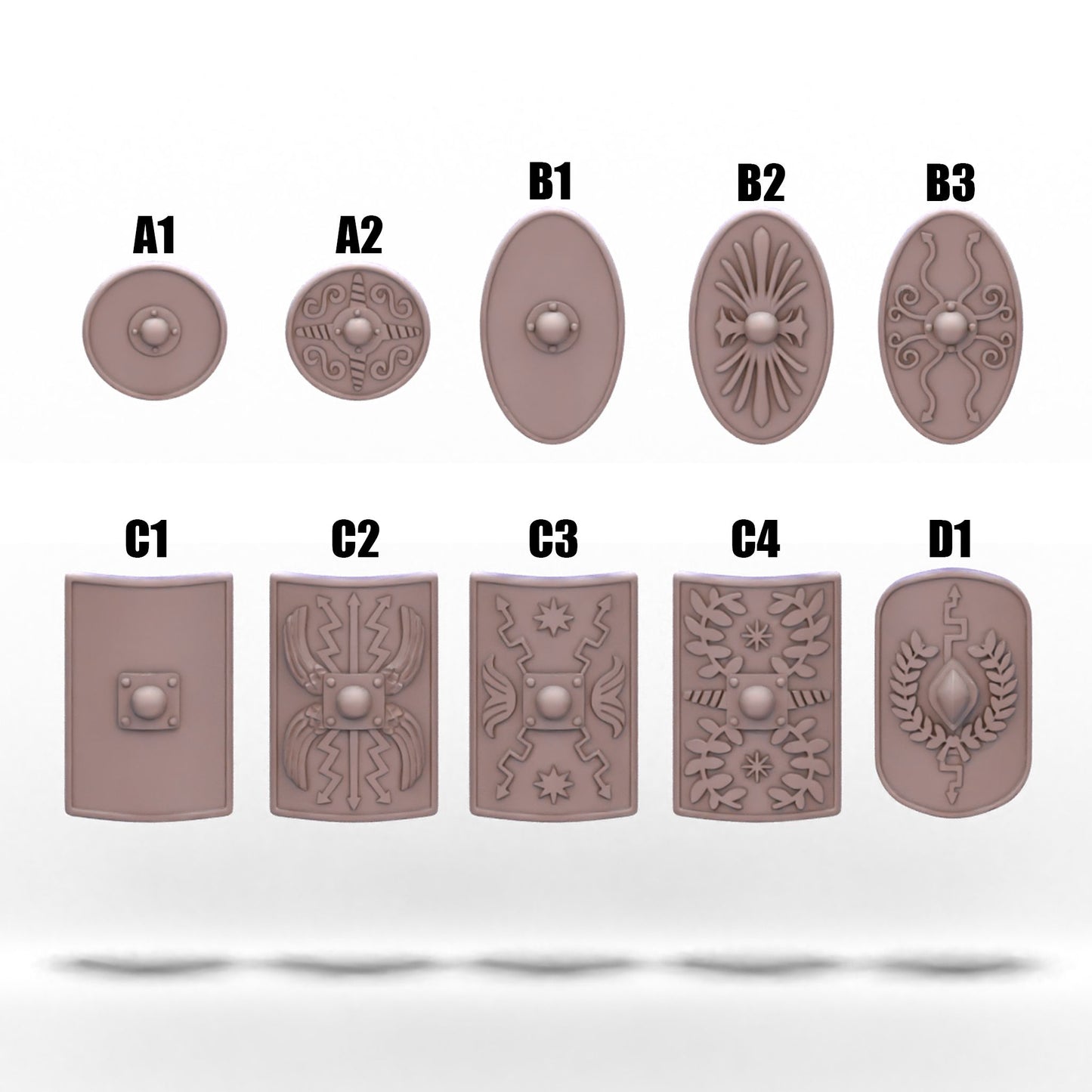 Imperial Rome | Roman Shields | 15mm/28mm miniatures