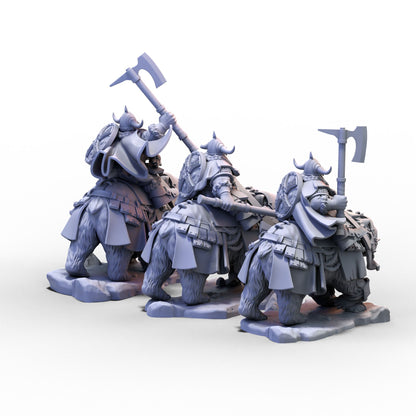 Sons of Ymir | Mounted Dwarf Heavy Cavalry | 28mm/32mm