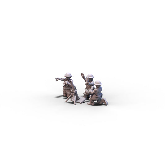 Great Britain | Medium Mortar (Africa) | 15mm/28mm miniatures