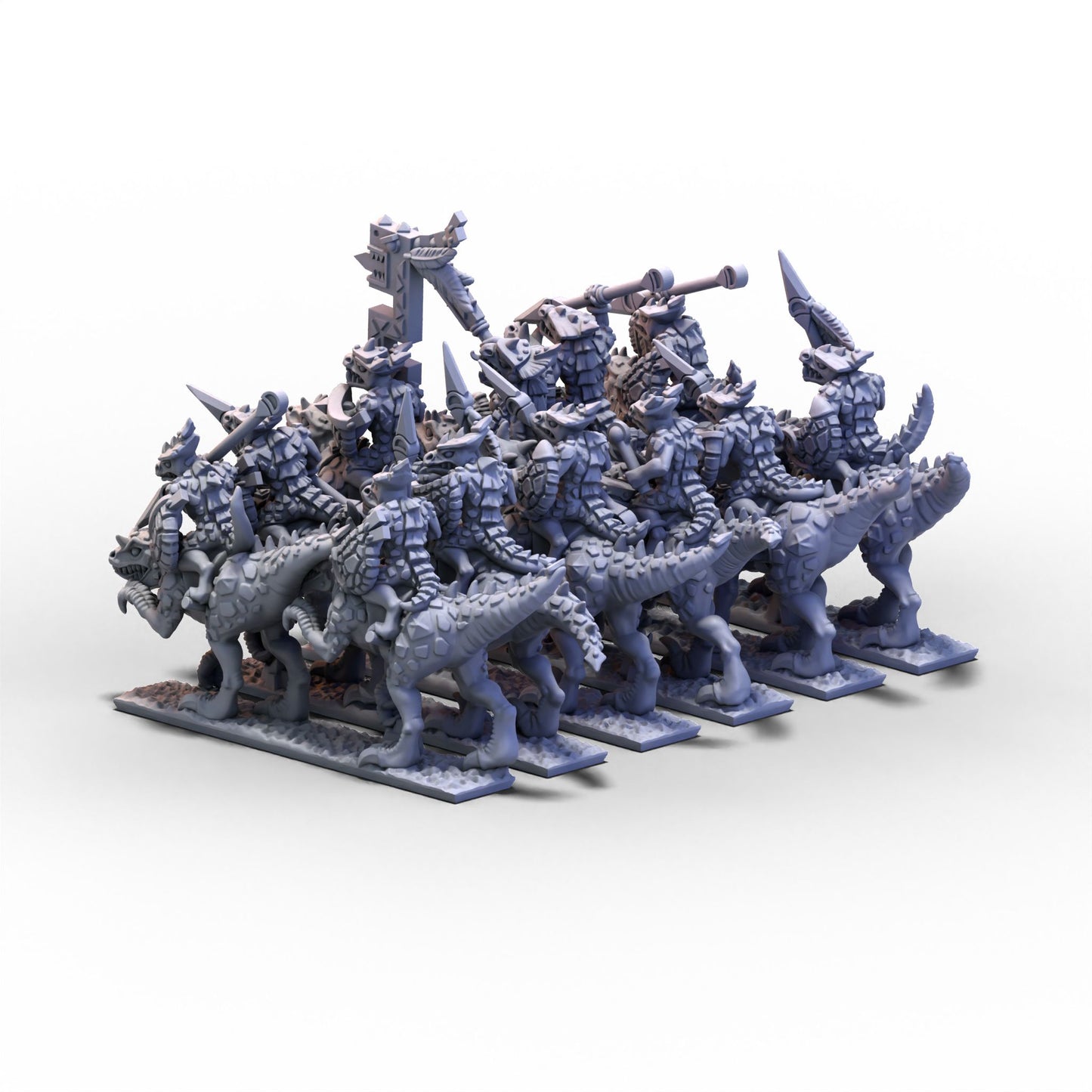 Reptilians | Cavalry Unit 1 | 10mm/15mm