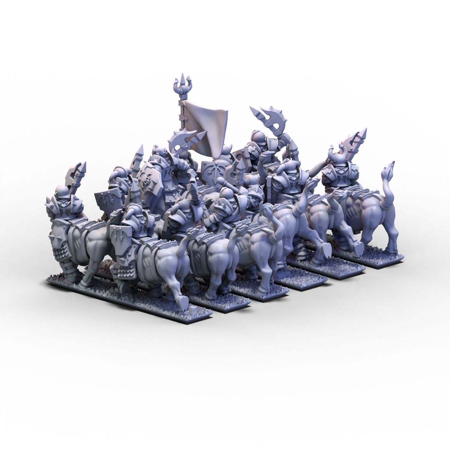 Dwarf Demonsmiths | Centaurs Unit 1 (Helmets) | 10mm/15mm