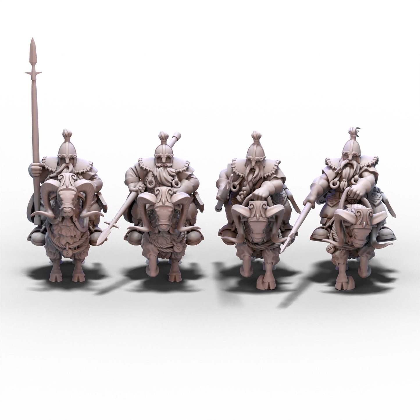 Sons of Ymir | Mounted Dwarf Light Cavalry | 28mm/32mm