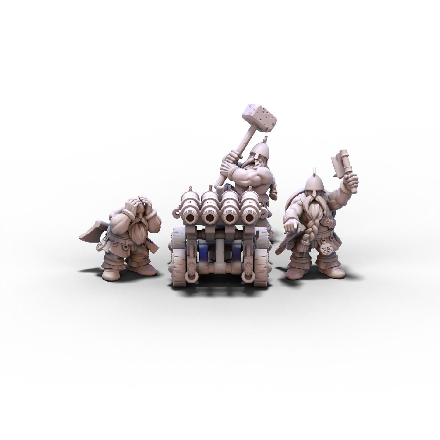 Sons of Ymir | Dwarf Organ Gun | 28mm/32mm