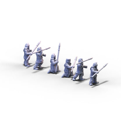 Persia | Persian Sparabara with Spears | 15mm/28mm miniatures