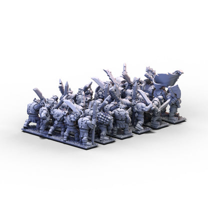 Orcs and Goblins (FD) | Orc Warriors Unit 2 | 10mm/15mm