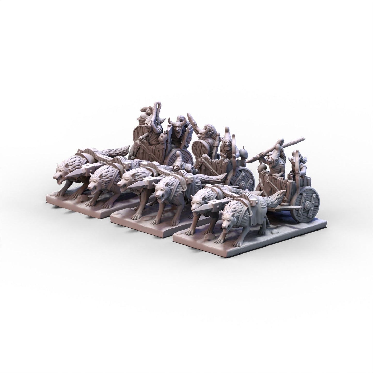 Orcs and Goblins (GSM) | Wolf Chariots Unit | 10mm/15mm