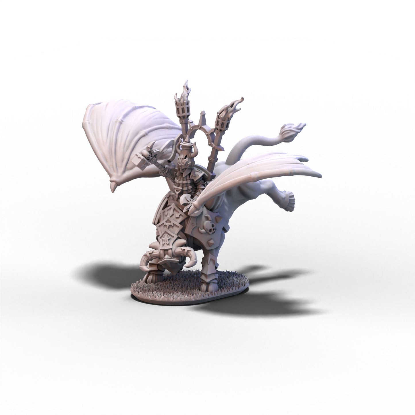 Dwarf Demonsmiths | Demonsmith Hero on Taurus (Big Hat) | 10mm/15mm