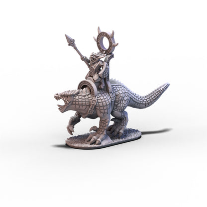 Reptilians | Behemosaur with Hero | 10mm/15mm