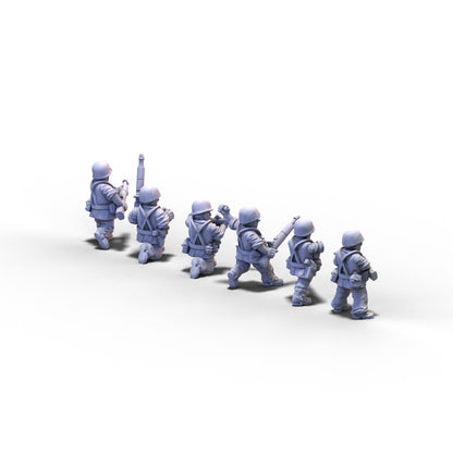 USA | Riflemen (Alternative Version) | 15mm/28mm miniatures