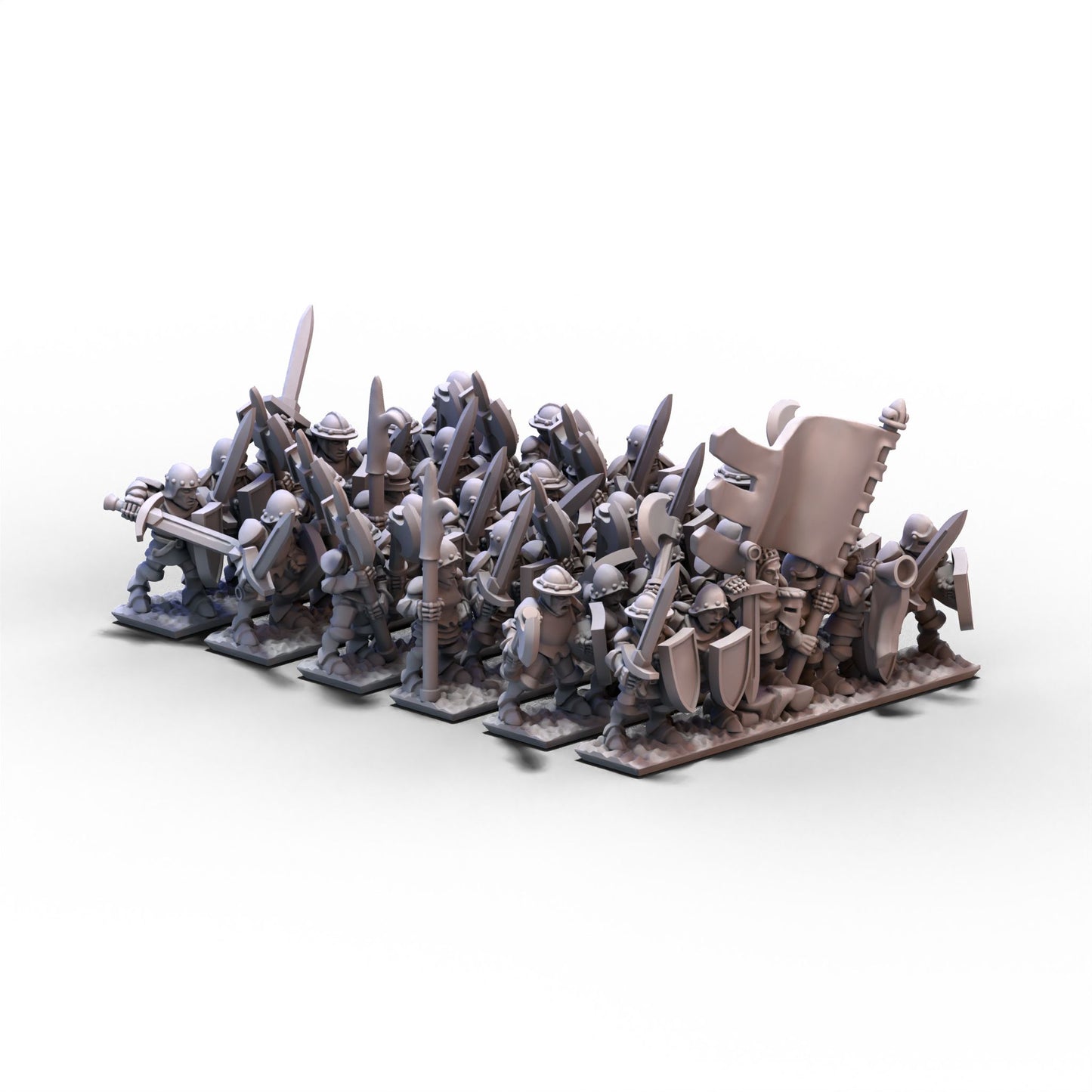 Chivalric Knights | Household Guard Unit 2 | 10mm/15mm