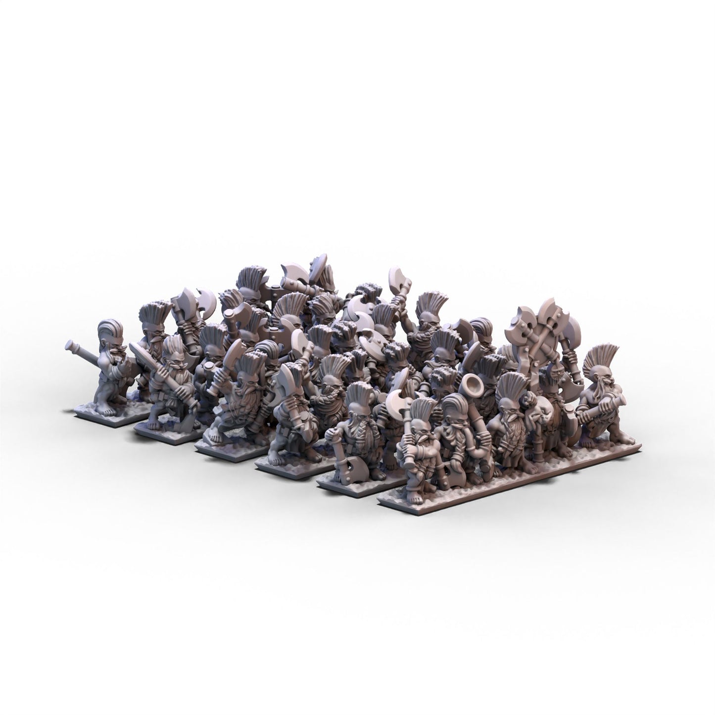 Dwarves | Dwarf Berserkers Unit 1 | 10mm/15mm