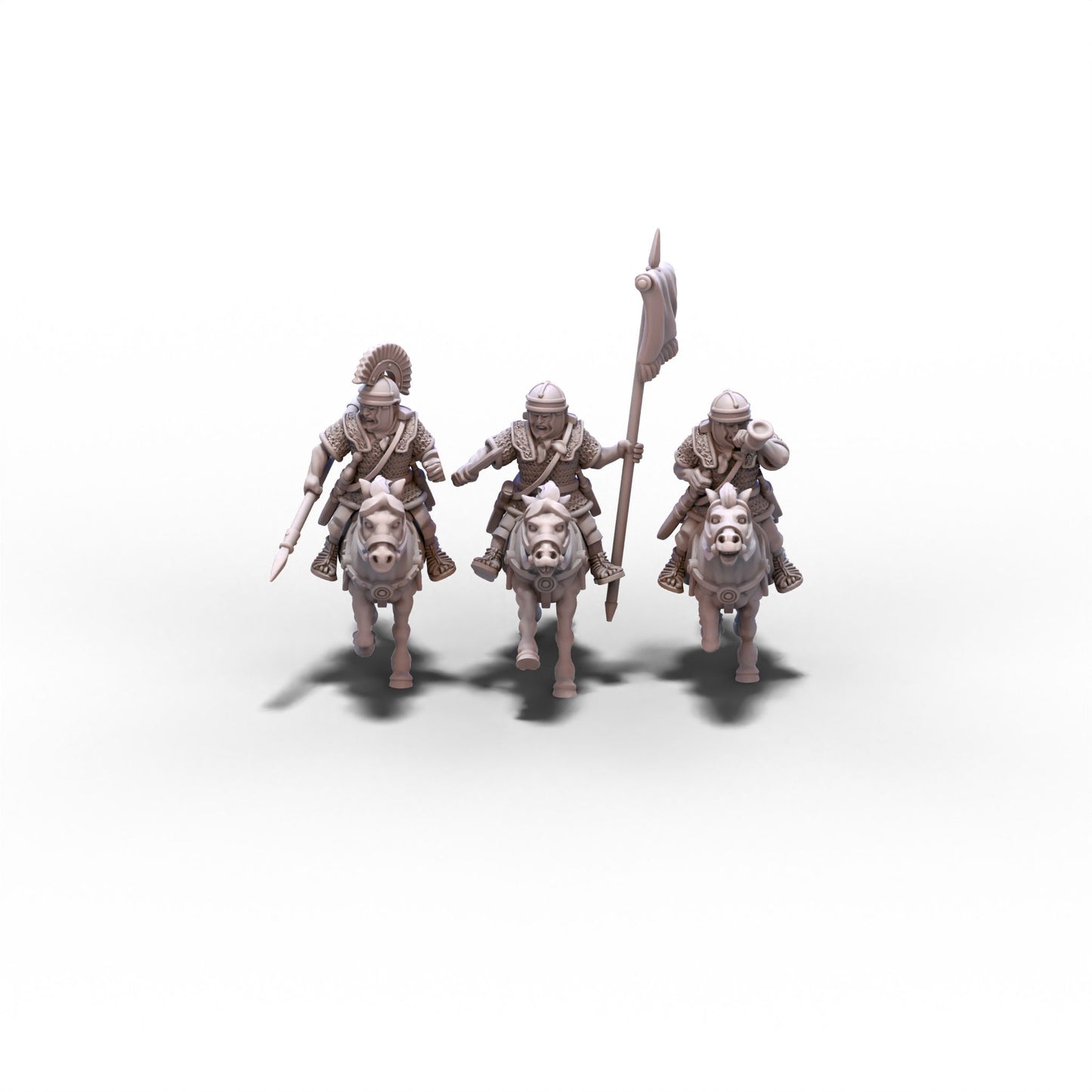 Imperial Rome | Roman Riders Command Group B | 15mm/28mm miniatures