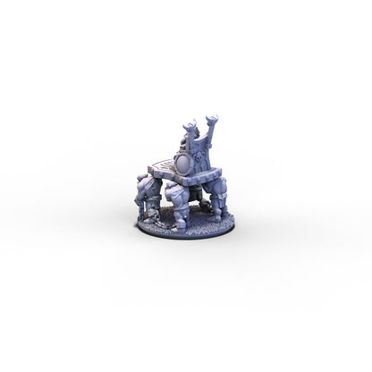 Dwarf Demonsmiths | Lord on Throne (Helmet) | 10mm/15mm