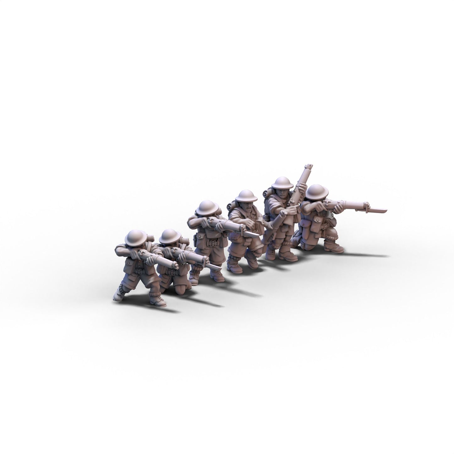 Great Britain | Riflemen Squad 2 (Africa) | 15mm/28mm miniatures