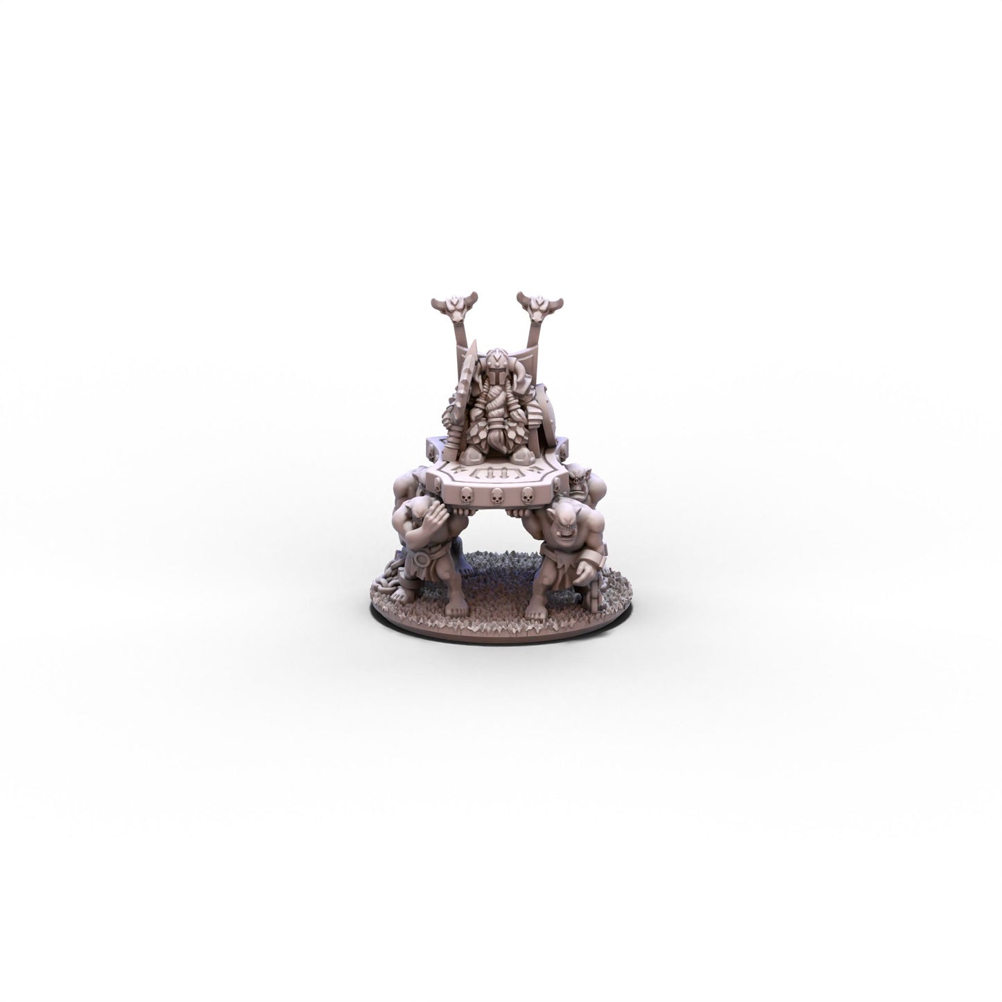 Dwarf Demonsmiths | Lord on Throne (Helmet) | 10mm/15mm