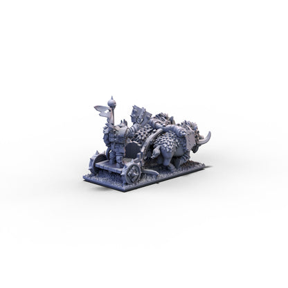 Orcs and Goblins (FD) | Orc Champion on Chariot | 10mm/15mm