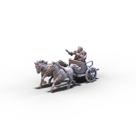 Roman Republic | Julius Caesar on Chariot | 15mm/28mm miniatures