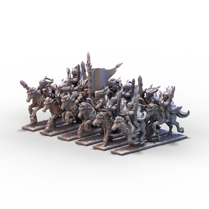 Wood Elves | Light Cavalry Unit 2 | 10mm/15mm