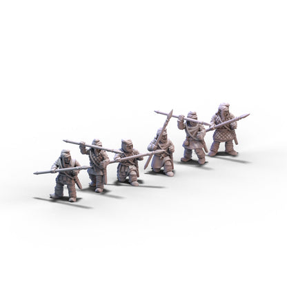 Persia | Persian Sparabara with Spears | 15mm/28mm miniatures