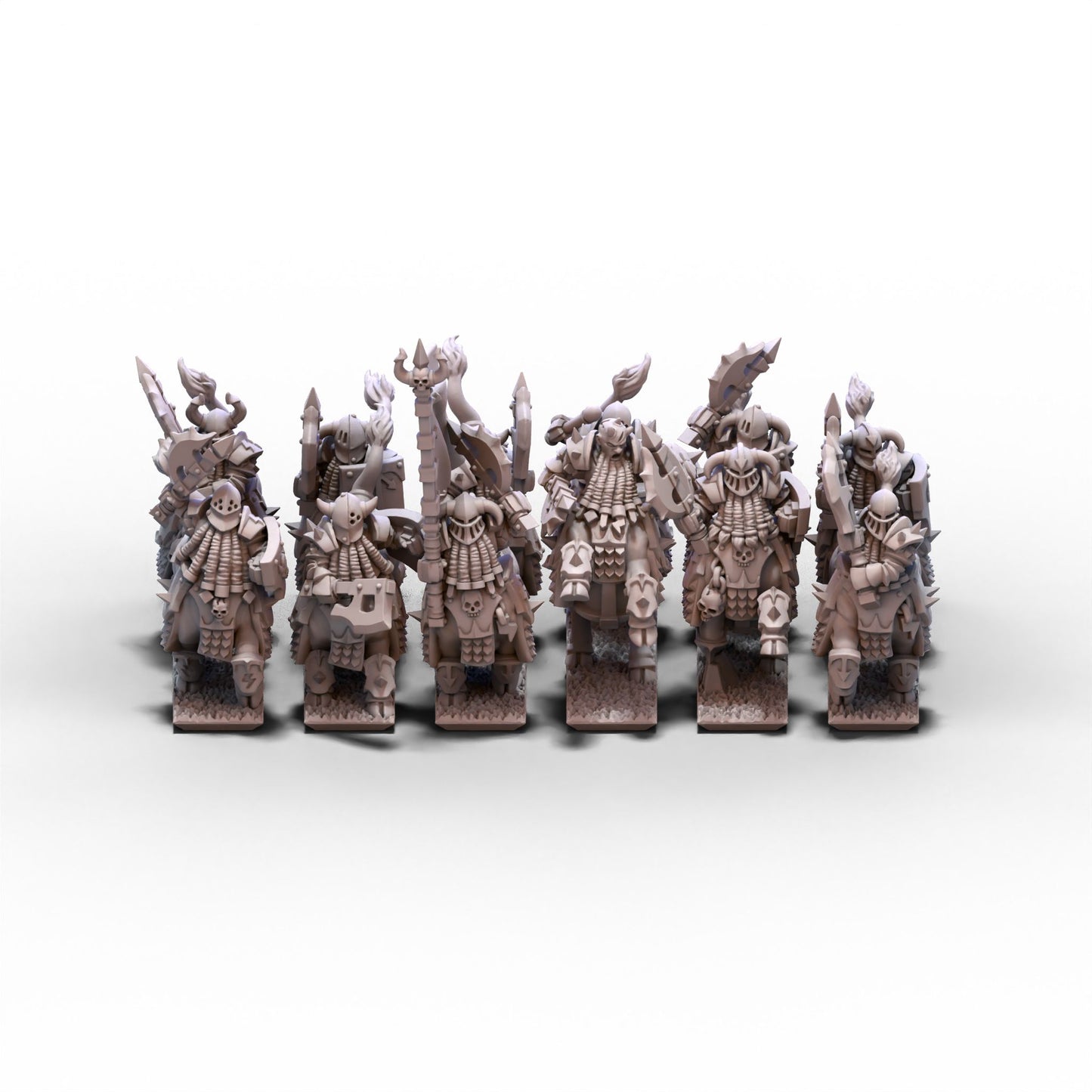 Dwarf Demonsmiths | Centaurs Unit 1 (Helmets) | 10mm/15mm