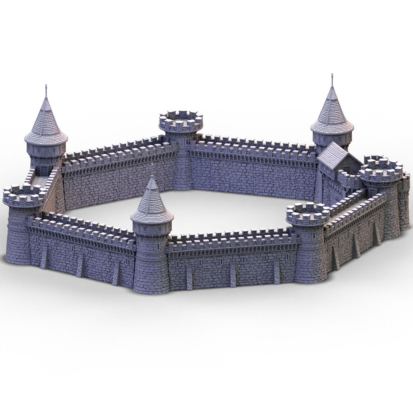 Castle Argent - Walls Set | 10mm