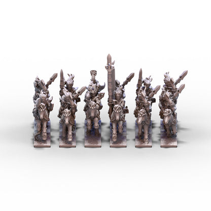 Wood Elves | Light Cavalry Unit 2 | 10mm/15mm