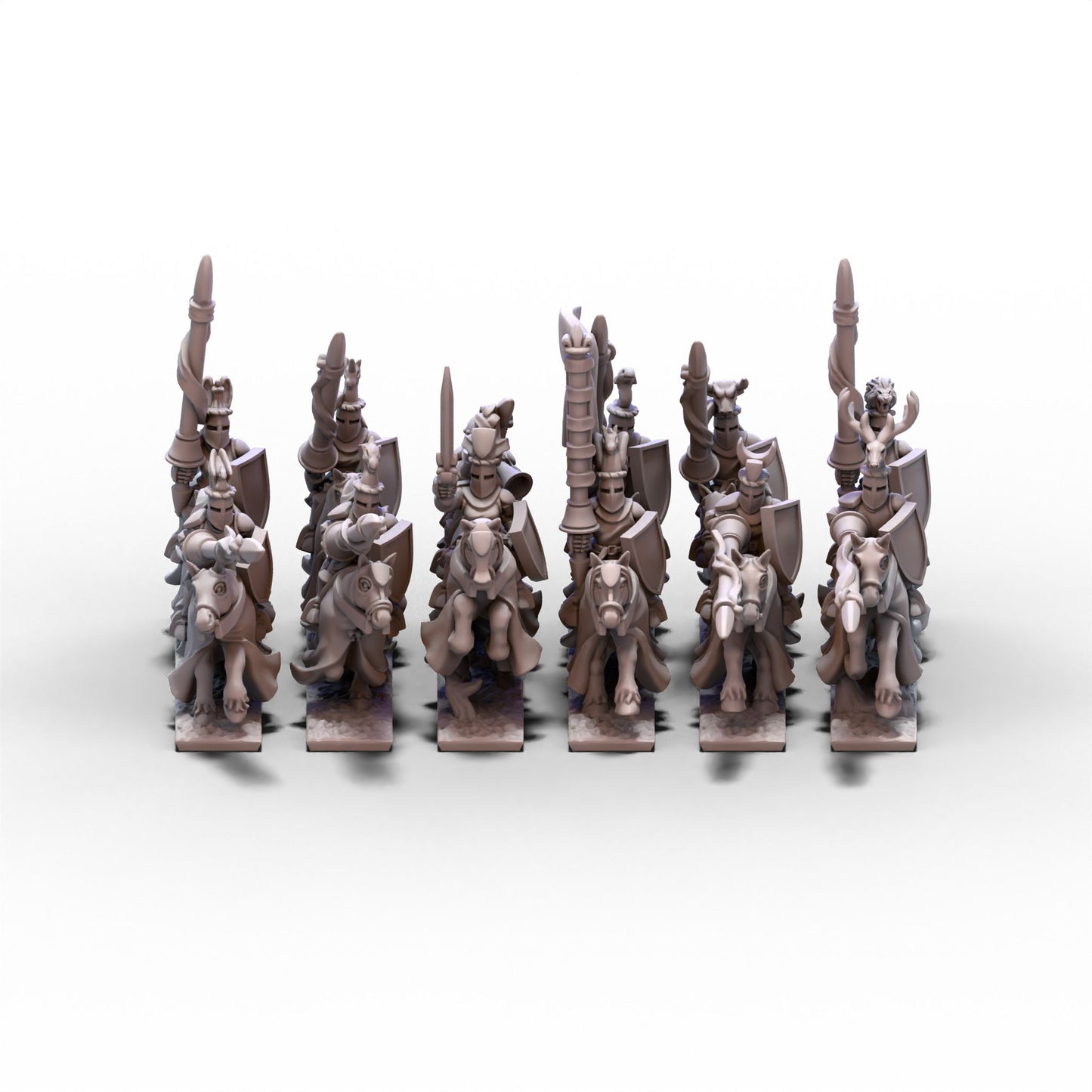 Chivalric Knights | Knights of the Realm Unit 1 | 10mm/15mm