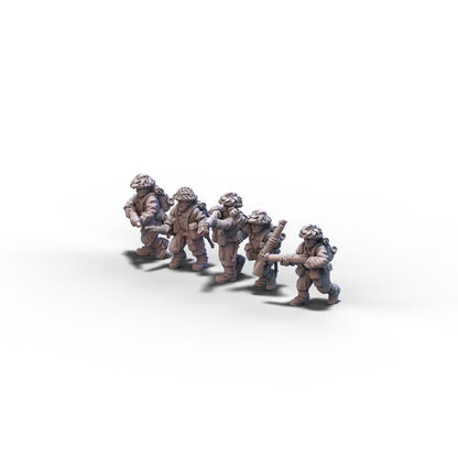 Commonwealth | Riflemen Squad 1 | 15mm/28mm miniatures