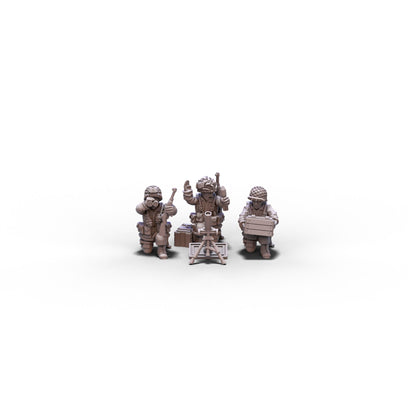 USA | Airborne Medium Mortar | 15mm/28mm miniatures