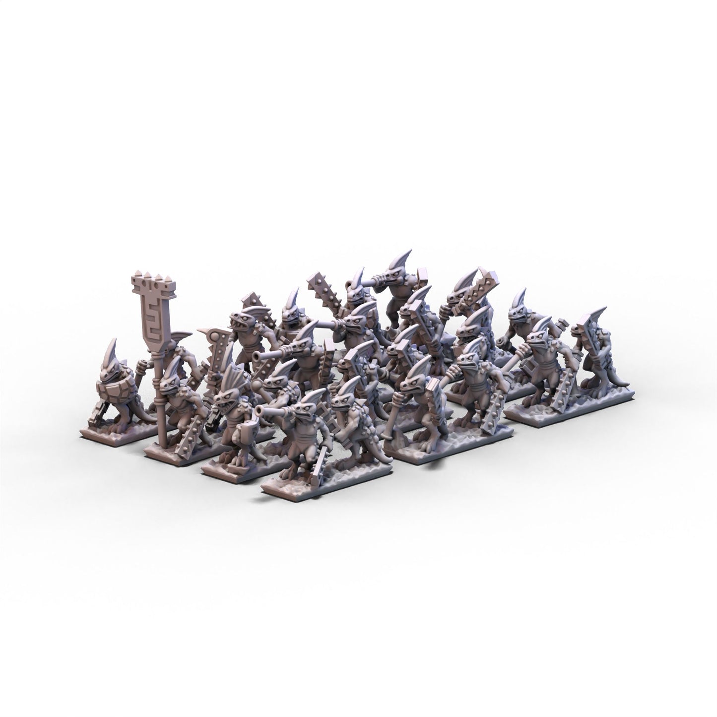 Reptilians | Light Infantry Unit 2 | 10mm/15mm