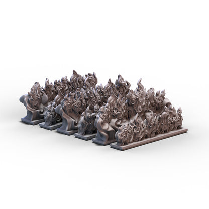 Daemon Army | Flameling Horde Unit 1 | 10mm/15mm