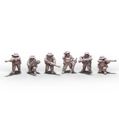 Great Britain | Riflemen (Alternative Version) | 15mm/28mm miniatures