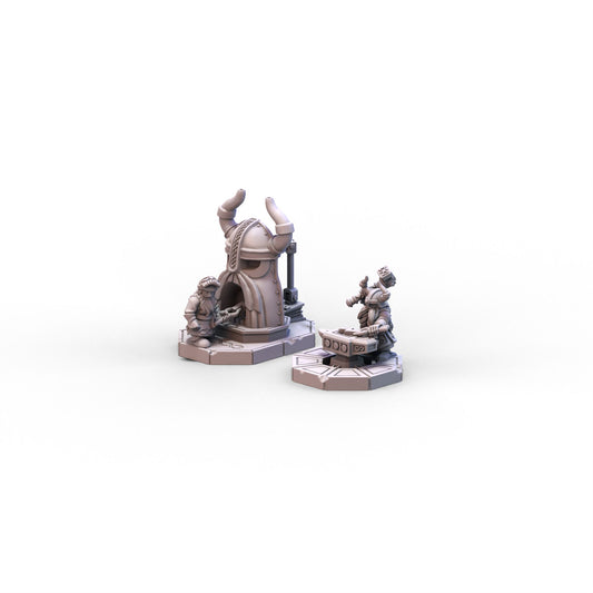 Dwarves | Dwarf Forge and Anvil | 10mm/15mm