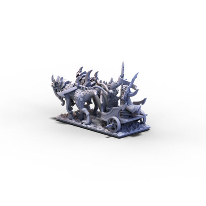 Dire Elves | Hero on Chariot | 10mm/15mm