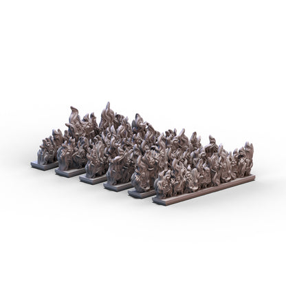 Daemon Army | Flameling Horde Unit 2 | 10mm/15mm