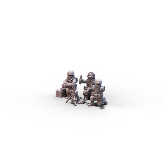 USA | Winter G.I. Medium Mortar | 15mm/28mm miniatures