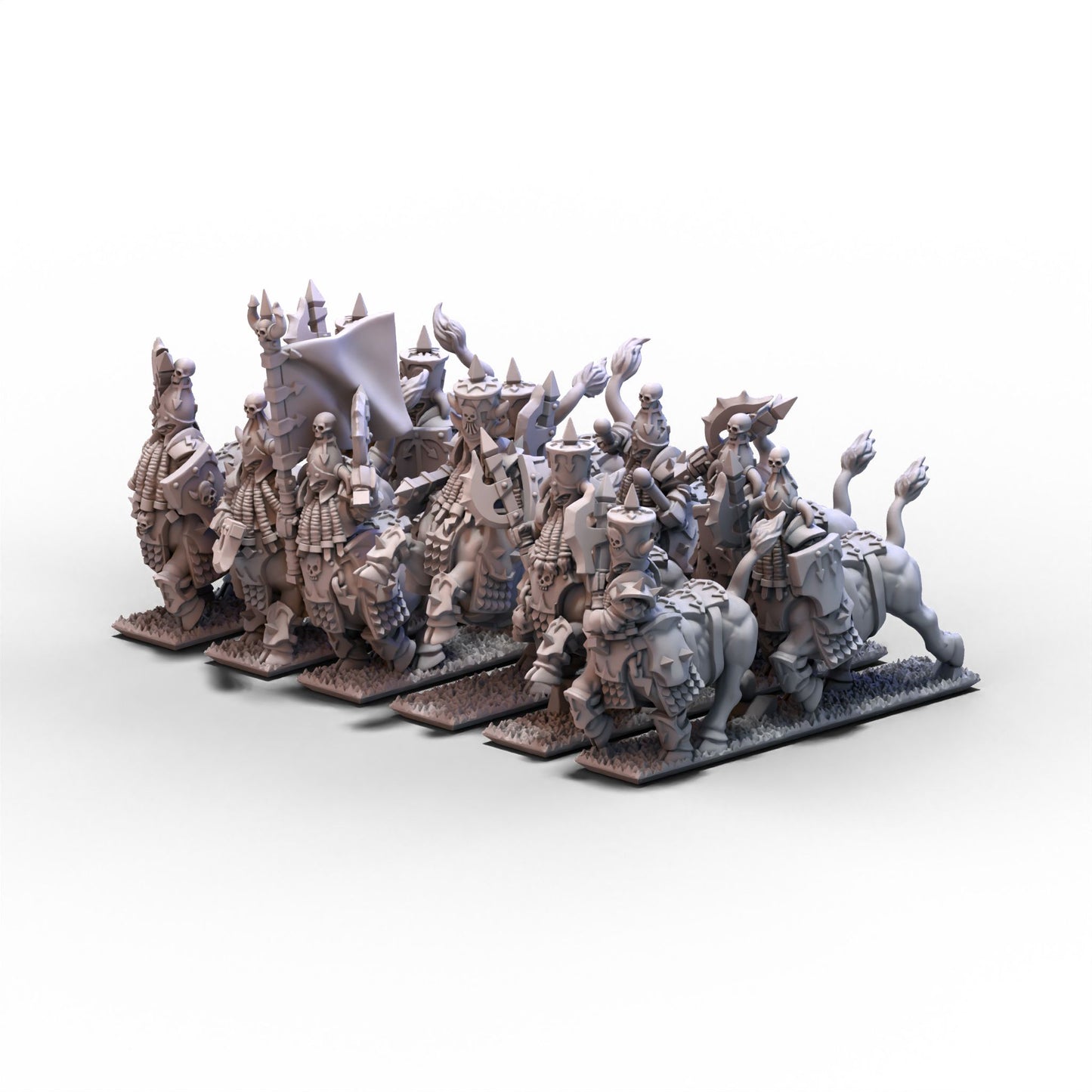 Dwarf Demonsmiths | Centaurs Unit 1 (Big Hats) | 10mm/15mm