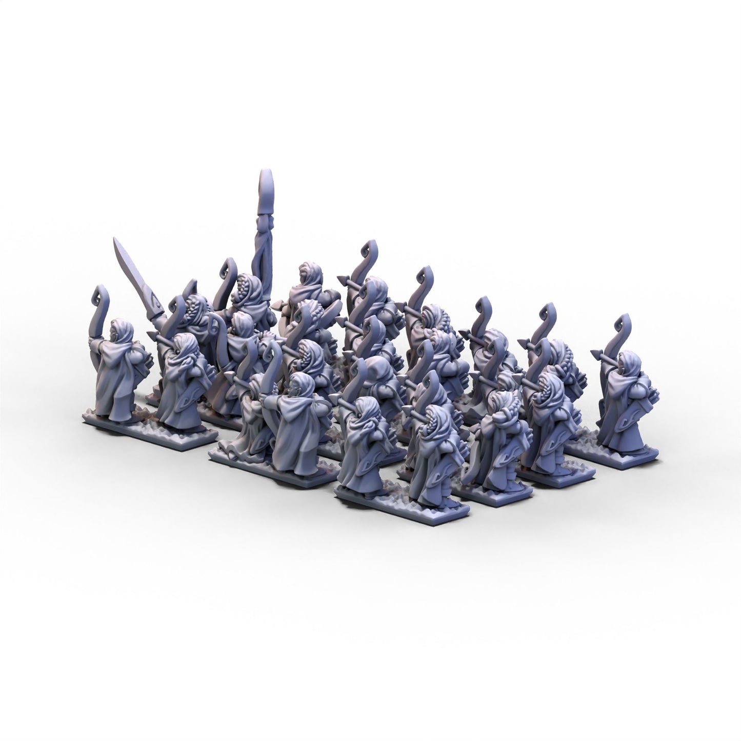 Wood Elves | Archers Unit 1 | 10mm/15mm