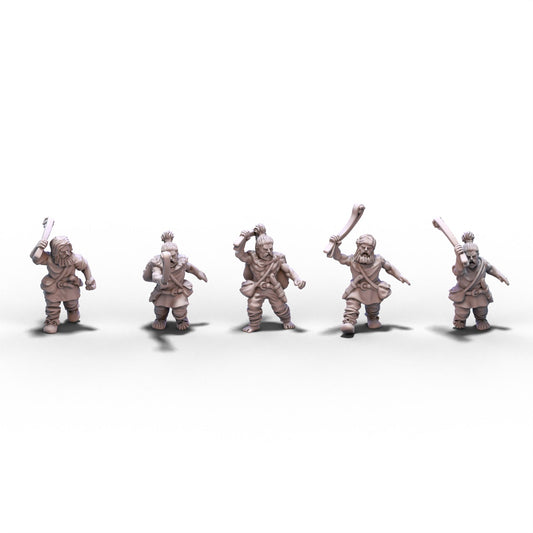 Germanic Tribes | Germanic Warriors (Sling) | 15mm/28mm miniatures