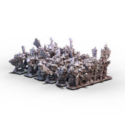 Dwarf Demonsmiths | Heavy Orcs Unit 1 | 10mm/15mm