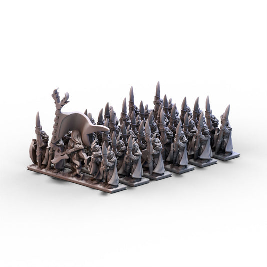 Wood Elves | Spears Unit 2 | 10mm/15mm