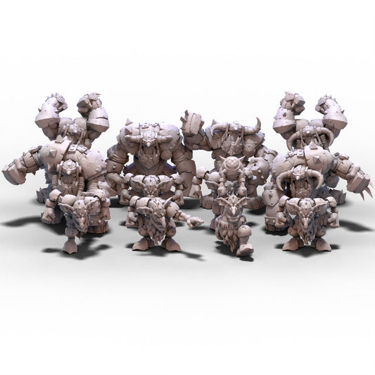 Da Black Rock Killaz | Black Orcs Starter Team | 32mm