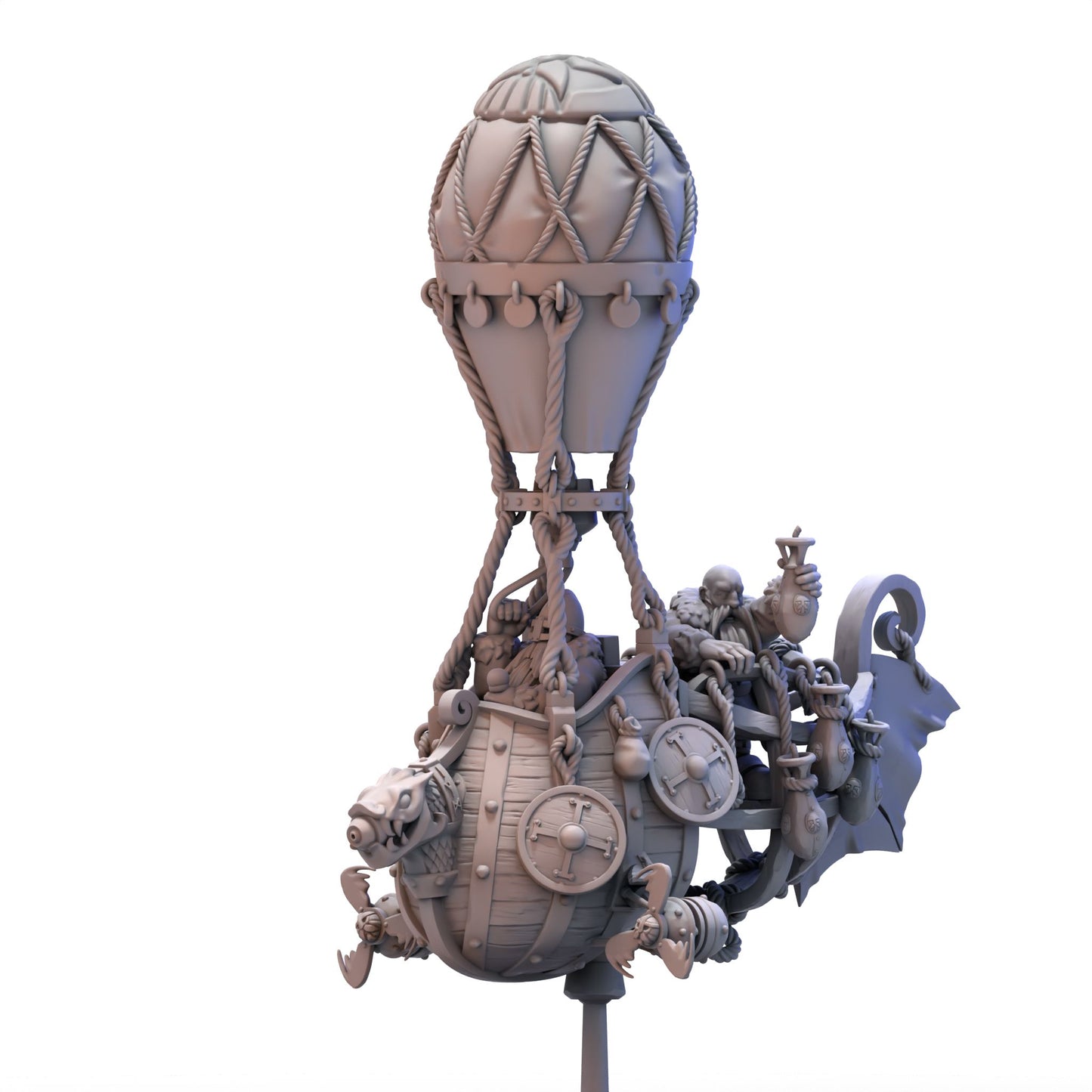 Sons of Ymir | Dwarf Flying Machine (Long Version - Balloon) | 28mm/32mm