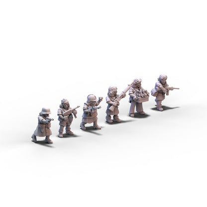 France | Resistance Soldiers (Female) | 15mm/28mm miniatures