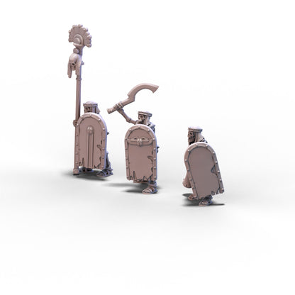 Eternal Dynasties | Ancient Skeletons with Spears | 28mm/32mm