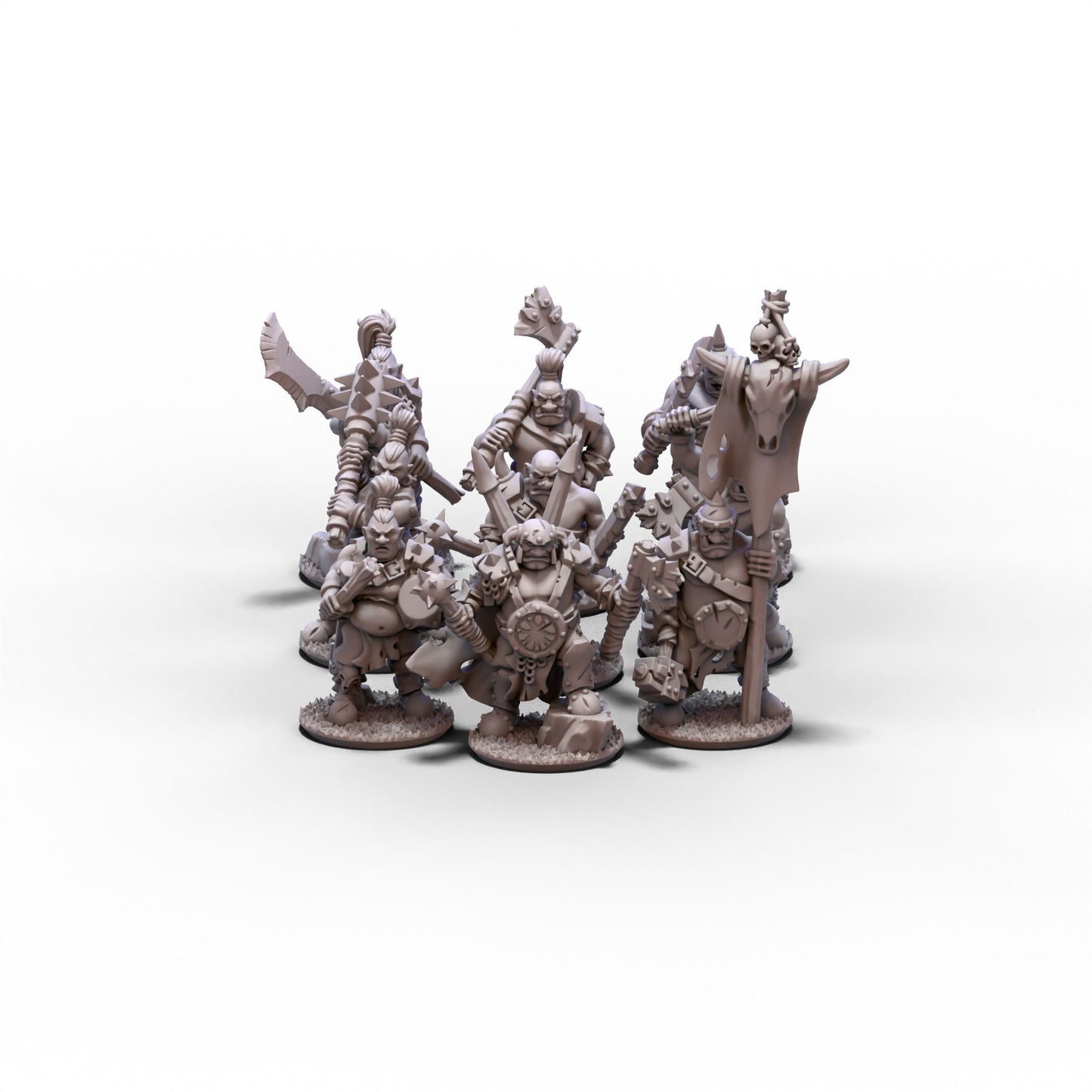 Orcs and Goblins (FD) | Ogres Unit | 10mm/15mm